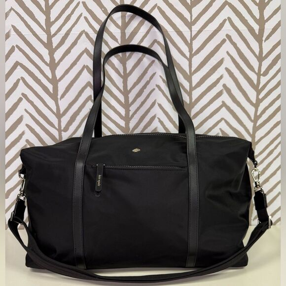 Kate Spade Black Jae Weekender Bag & Tote Set - Picture 2 of 15